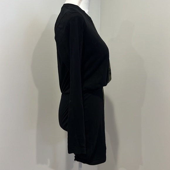 N. Philanthropy | Camo and black long sleeve mini dress | Small - Picture 4 of 5